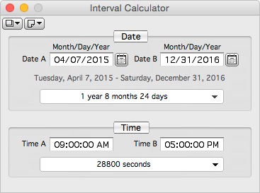 Interval Calculator