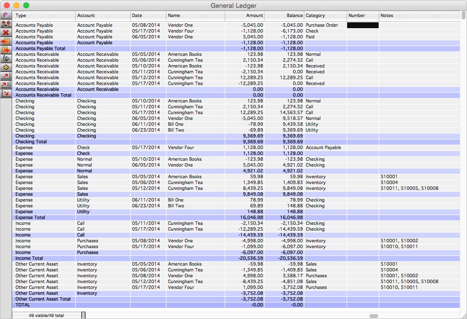 eFinance General Ledger